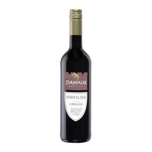 Turmfalke Dornfelder Rotwein lieblich fruchtig aromatisch 750ml