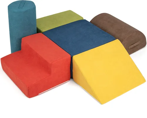 COSTWAY 6-teilige Kletterblöcke für Babys von Costway