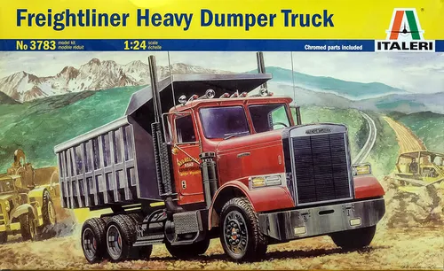 Italeri 3783 Freightliner Heavy Dumper Truck - 1:24 - Automobile Bausatz im Maßstab 1:24, ideal für Modellbau-Enthusiasten, bietet detaillierte Verarbeitung und kreativen Bastelspaß.