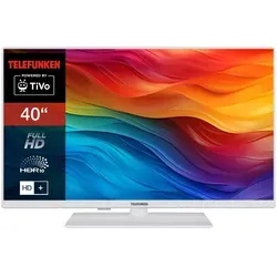 TELEFUNKEN 40 Zoll Smart TV - Full HD, HDR & Triple-Tuner, 6 Monate HD+ inkl. für grenzenlosen Streaming-Spaß