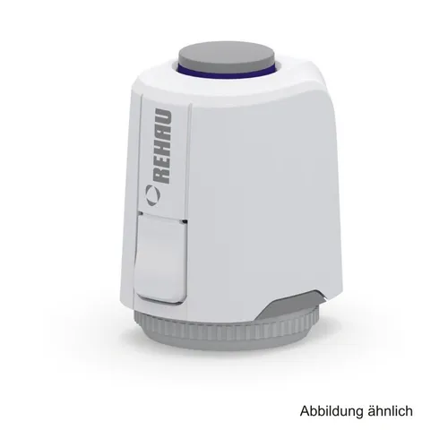 Rehau Fußbodenheizung Stellantrieb UNI 24 V - Thermischer Stellantrieb für effiziente Heizungsregelung. Einfache Montage und Anpassung an verschiedene Ventile. Ideal für den Einsatz in Fußbodenheizungen.