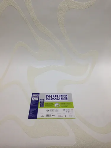 Vliestapete Marburg 3D Patent Decor 1x 9331 (1Rolle)Uni Wellen Struktur 10x1,06m