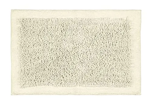 WENKO Badematte Sidyma beige 60 x 90 cm – Rutschfest und bequem - Teppiche – WENKO Badematte Sidyma beige 60 x 90 cm, sorgt für ein angenehmes Gefühl unter den Füßen und ist rutschfest, ideal für Sicherheit und Komfort nach dem Duschen.