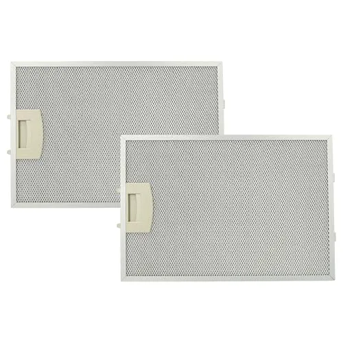 vhbw 2x Filter Metallfettfilter kompatibel mit Siemens LC75652/01, LC75651/04, LC75651/03, LC75651/01, LC75650SD/02 Dunstabzugshaube, Metall