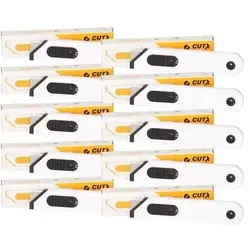 CUTX MULTICUT X5044 Sicherheitsmesser mit automatischem Klingenrückzug - Sicherheitsmesser für Pappe, Papier & Folien. Leicht, ergonomisch und TÜV GS zertifiziert – ideal für Büro, Lager und Handwerk.