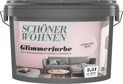 Produktbild Schöner Wohnen Glimmerfarbe Sparkling Rose 2,5 l