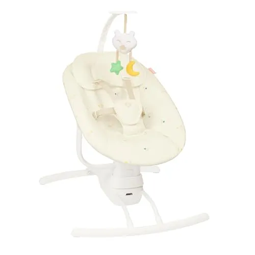 Babymoov Seitliche Babyschaukel Cremeweiss