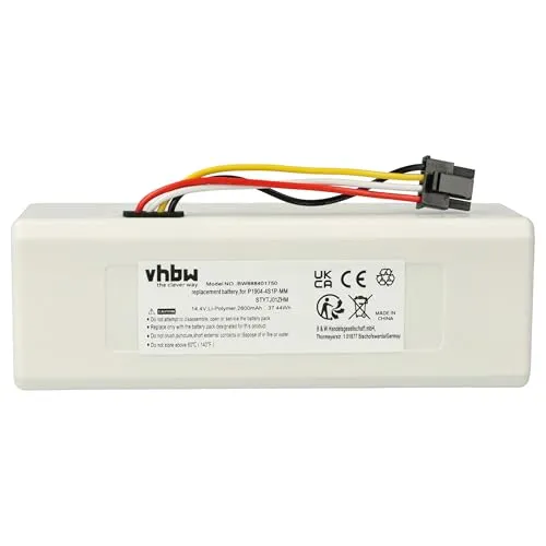 vhbw Akku kompatibel mit Xiaomi Dreame Bot L10s Ultra RLS6LADC, Bot L10s Ultra HA05-01H Saugroboter (2600 mAh, 14,4 V, Li-Ion)