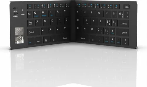 Inca Tastatur IBK-579BT Mini-Größe mit faltbarer Struktur, Akku layout Deutsch
