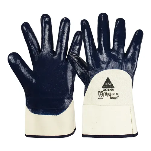 Hase Werkzeugset Hase Gotha Nitrilhandschuh Größe 12 - 12 Stück - Vielfältige, bunte Nitrilhandschuhe aus Baumwolle, ideal für den professionellen Einsatz. Schützen Sie Ihre Hände bei der Arbeit mit diesem praktischen Set.