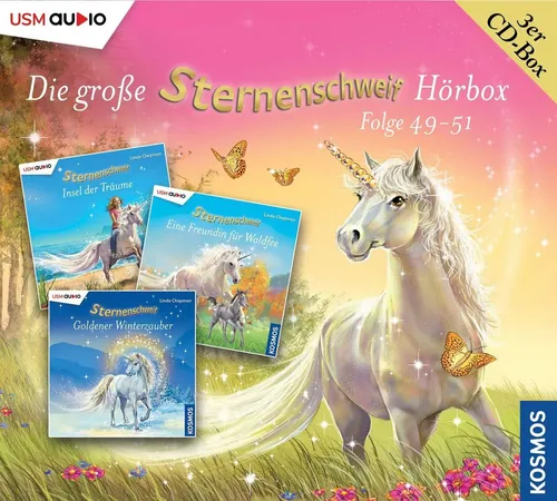 United Soft Media Hörspiel Die große Sternenschweif Hörbox Folgen 49-51 (3 Audio CDs)
