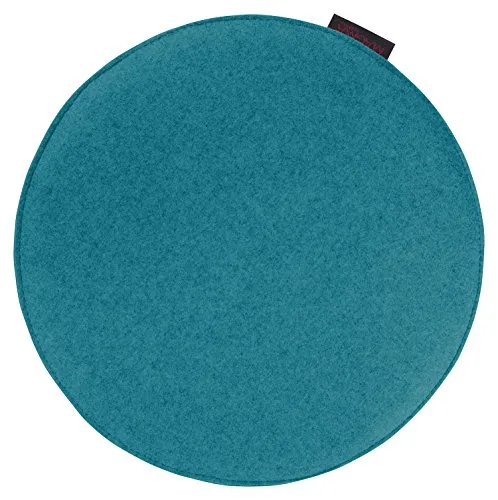 MAGMA AVARO Stuhlkissen/Sitzkissen für Indoor und Outdoor, Öko-Tex Siegel, waschbar bis 30°C, 1 Stück, 35x35cm, Petrol
