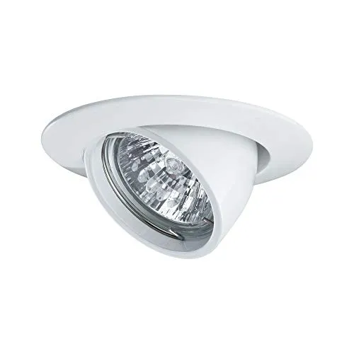 Paulmann 98773 LED Einbauleuchte Premium Line 51 mm - Kippbarer Einbaustrahler mit Easy-Click-System für schnellen Leuchtmittelwechsel. Ideal für 12V GU5,3-Sockel, spritzwassergeschützt (IP23) für Feuchträume. Perfekt für stilvolle Deckenbeleuchtung.