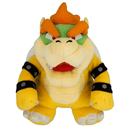 Nintendo Plüsch Bowser 26cm - Kuscheltiere, weicher und hochwertiger Plüsch für ultimativen Spielspaß und Sammlerfreude