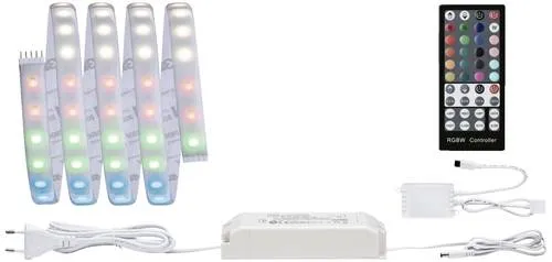 Paulmann MaxLED 1000 RGBW LED Strip 1,5m Basisset - LED-Lampe mit 1000lm/m, stimmungsvolle Farbwechselfunktion und erweiterbar. Ideal für individuelles Wohnambiente und Grundbeleuchtung.