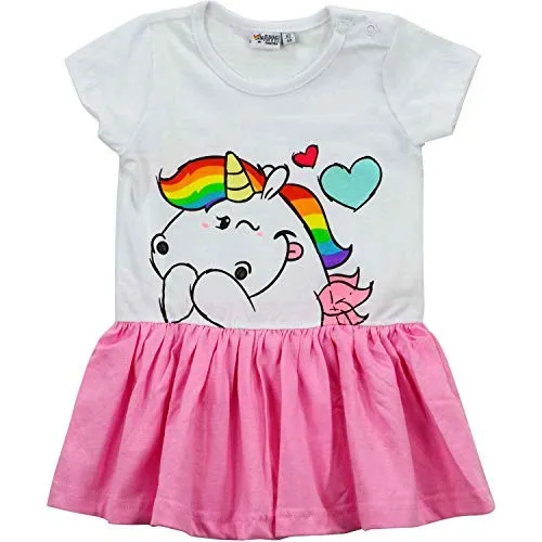 Pummeleinhorn Pummel & Friends Kinder Baby Mädchen Kleid Zwinker (62/68)