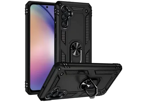 CoolGadget Handyhülle Armor Shield Case für Samsung Galaxy A34 5G 6,5 Zoll, Outdoor Cover mit Magnet Ringhalterung Handy Hülle für Samsung A34 5G