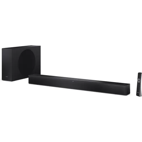 Sharp HT-SBW310 Soundbar mit kabellosem Subwoofer - Soundbar mit kabellosem Subwoofer für beeindruckenden Surround-Sound, ideal für Filmabende und Musikgenuss.