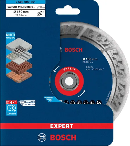 Bosch Accessories 2608900661 EXPERT MultiMaterial Diamanttrennscheibe