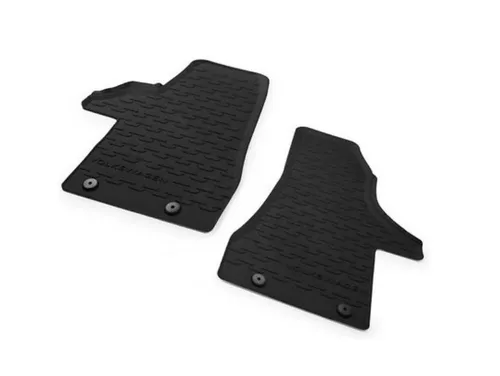 Original VW T6.1 Allwetterfußmattenset schwarz, 2-teilig von Volkswagen