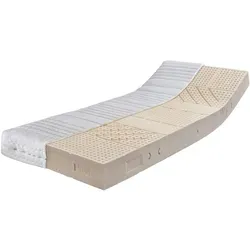 RAVENSBERGER Komfort-NATURA Latexmatratze H2 80x200 cm - Matratze für Seitenschläfer und Rückenschläfer, mit 7 Liegezonen und waschbarem Baumwoll-Doppeltuch-Bezug. Ideal für Allergiker, sorgt für optimale Ventilation und hohen Schlafkomfort.