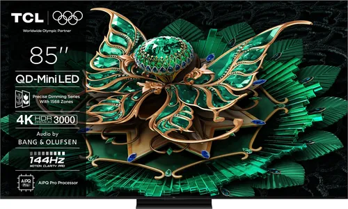 TCL 85C7K QD-Mini-LED Google TV in silber von TCL