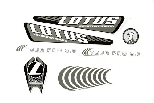 Non-Branded Fahrradrahmen Fahrrad DEKOR Satz Aufkleber Rahmen frame Decal Sticker Lotus Tour