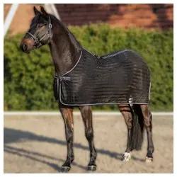 HKM Fliegendecke für Pferde - schwarz 135 cm - Reit- & Pferdebedarf, schützt effektiv vor Insekten und sorgt für Komfort während des Reitens oder auf der Weide.