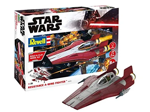 Star Wars - Resistance A-Wing Fighter, red (1:44) - EN/DE/FR/NL/ES/IT