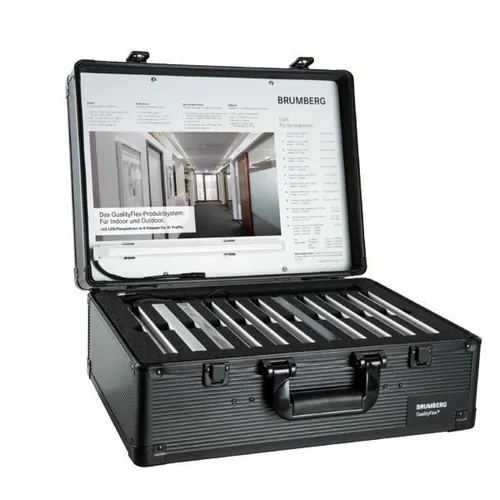 Brumberg Musterkoffer QualityFlex 2021 von Brumberg Leuchten Musterkoffer Zubehör