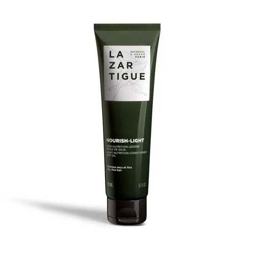 JF Lazartigue Paris Nourish-Light Leichte Pflegebehandlung 150ml - Leichte Pflegebehandlung für trockenes und feines Haar. Die vegane Formel mit 94 % natürlichen Inhaltsstoffen sorgt für Geschmeidigkeit und einfache Kämmbarkeit, ohne zu beschweren. Ideal für tägliche Anwendung.