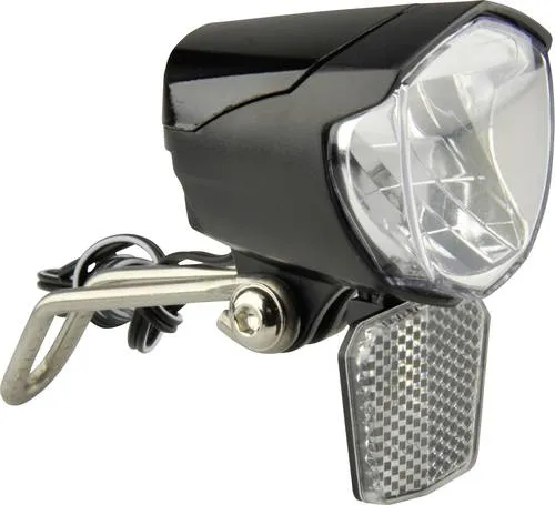 FISCHER FAHRRAD Fahrrad-Scheinwerfer 85355 LED in schwarz von FISCHER FAHRRAD