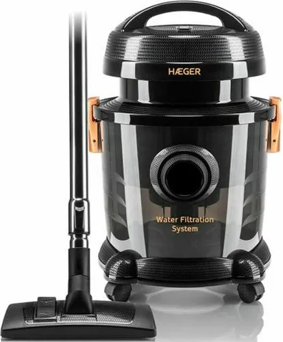 HAEGER AQUACLEAN 1200 VC-12W.044A Staubsauger mit Wasserfilter - Bodenstaubsauger mit 1200 Watt Leistung und innovativem Zyklon-Filtersystem, bietet eine effektive Reinigung mit Wasserfilter für frische Luft in Ihrem Zuhause.