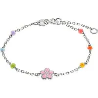 FAVS Little Friends Armband 88818458 aus 925er Silber - Armbänder für Mädchen, liebevoll gestaltetes Armband aus 925er Silber mit buntem Emaille-Design - perfekt für kleine Fashionistas.