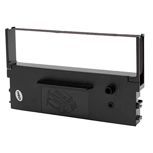 vhbw Farbband Schriftband kompatibel mit Sharp ER-A 440, ER-A 450 S, ER-A 460 Bondrucker, Nadeldrucker schwarz