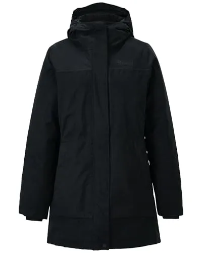 Pinewood Damen Padded Winter Parka - Wintermantel Damen mit 2-Wege-Reißverschluss für Komfort und Bewegungsfreiheit - winddicht, wasserdicht und warm mit nachhaltiger Füllung aus PET-Flaschen