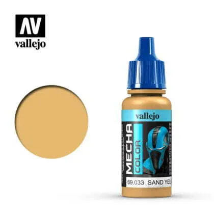 VALLEJO MECHA COLOR 69033 SAND YELLOW 17ml (Acrylic Paint)