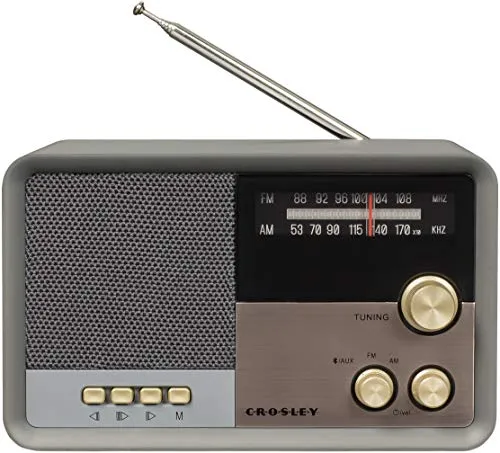 Crosley Tribute AM/FM Radio Tragbarer Bluetooth Lautsprecher