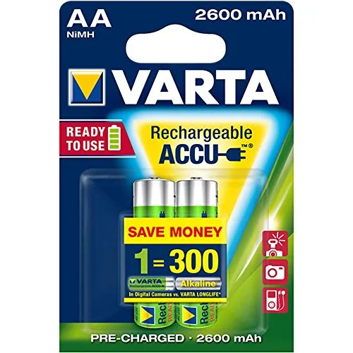 Varta Professional - 5716 Akku Ni-MH Mignon (AA) 1,2V 2600mA 2-BL