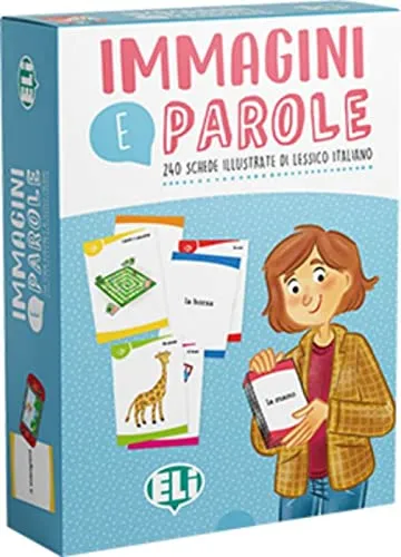 Immagini e parole: 240 illustrierte Lernkarten für effektives Italienisch lernen - Italienisch lernen mit 240 illustrierten Lernkarten, ideal für visuelles Lernen und Sprachspiele mit Anleitung.