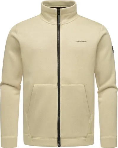 RAGWEAR Fabbian Collar Sweatjacke - Herren-Sweatjacke aus pflegeleichter Rippware mit kuscheligem Fleece-Innenfutter, ideal für Übergangszeiten und als Cardigan für kalte Tage.