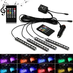 RGB-LED-Streifen für Fahrzeuginnenbeleuchtung mit Fernbedienung