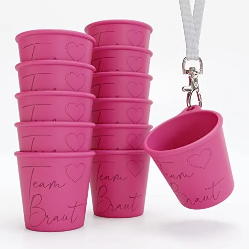 SoPro 12x Schnapsbecher zum Umhängen von SoPro