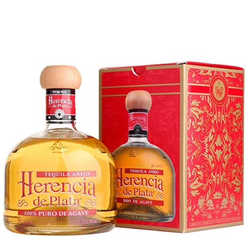 Herencia de Plata Anejo Tequila 38%, Premium Tequila aus Mexiko (0,7 L)