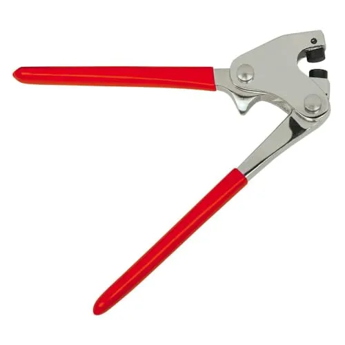 Dönges Plombenzange 170 mm - Vielseitige Plombierzange mit Gravur-Option - Zangen-Sets mit vernickelten, tauchisolierten Griffen und geraden Schenkeln. Inklusive 2 unmarkierte Stempel, individuelle Gravur auf Anfrage möglich.