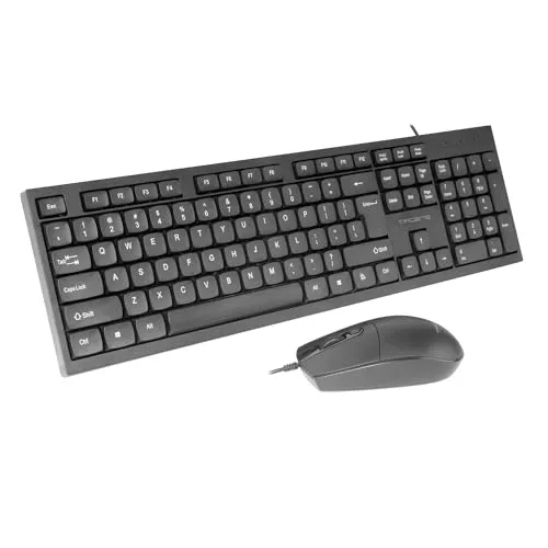 Tacens Anima ACP02ES, Kabelgebundene QWERTY Tastatur mit Maus