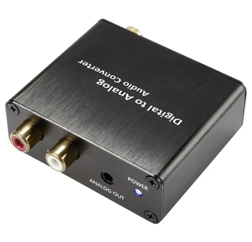 SpeaKa Professional SP-DAC-TK/CK Audio Konverter - Digital-Analog-Wandler für unidirektionale Signalübertragung, unterstützt bis zu 192KHz/24bit für hochwertige Audioqualität.