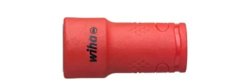 Wiha 43088 isoliert1/4 Außensechskant Steckschlüsseleinsatz isoliert rot, 1/4