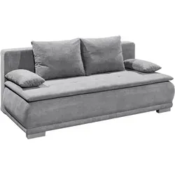 ED EXCITING DESIGN Schlafsofa Luigi mit Bettkasten - Sofas: Extra komfortabel mit Schlaffunktion und Federkernpolsterung, ideal für tagsüber als Sitzmöbel und nachts als Schlafplatz. Platzsparender Bettkasten für Bettzeug!