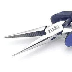 Spitzzange 140mm gerade ohne Verzahnung